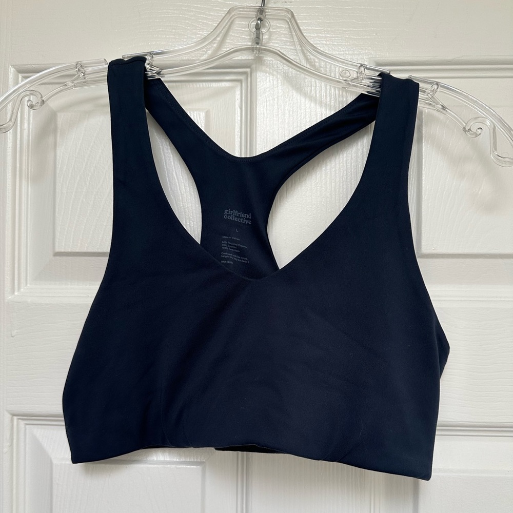 Girlfriend Collective Midnight FLOAT Lola Bra, size L
